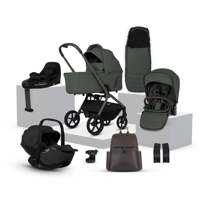 Silver Cross Breez Ultimate 360 Bundle-Travel Systems-Pewter- | Natural Baby Shower