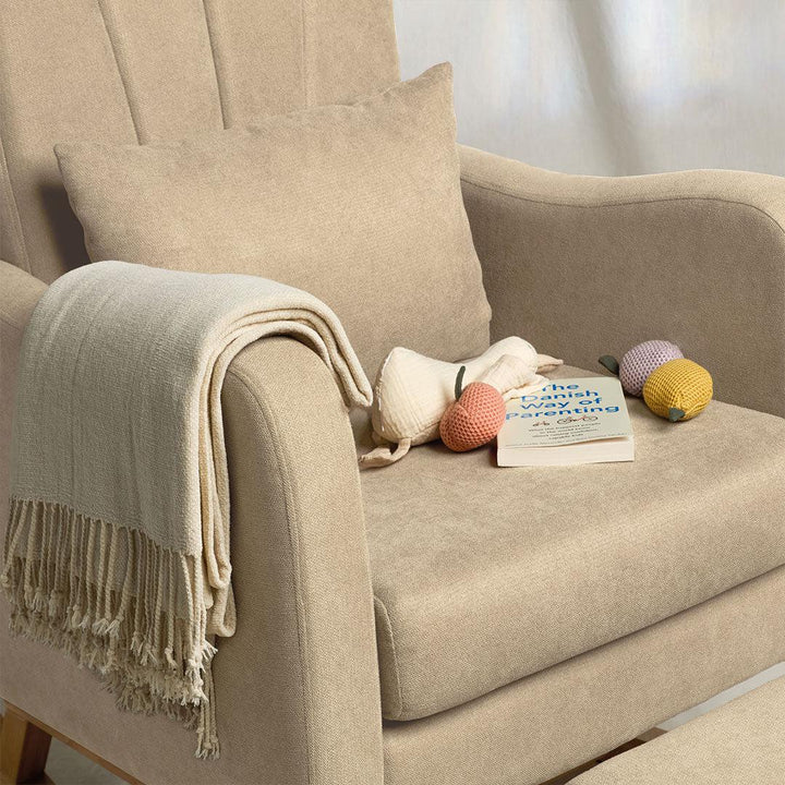 Silver Cross Carmel Nursing Chair - Almond-Feeding Chairs-Almond- | Natural Baby Shower