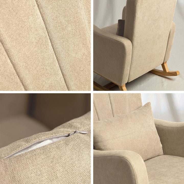 Silver Cross Carmel Nursing Chair - Almond-Feeding Chairs-Almond- | Natural Baby Shower