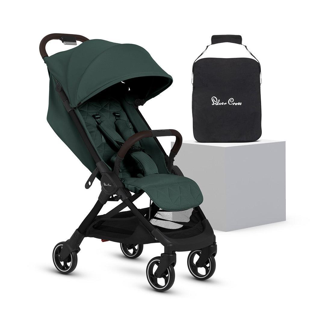 Silver Cross Clic 2 Compact Stroller - Conifer-Strollers-Conifer- | Natural Baby Shower