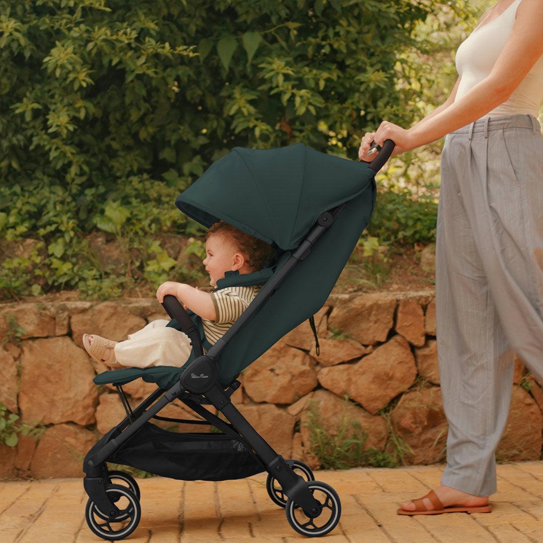 Silver Cross Clic 2 Compact Stroller - Conifer-Strollers-Without Footmuff- | Natural Baby Shower