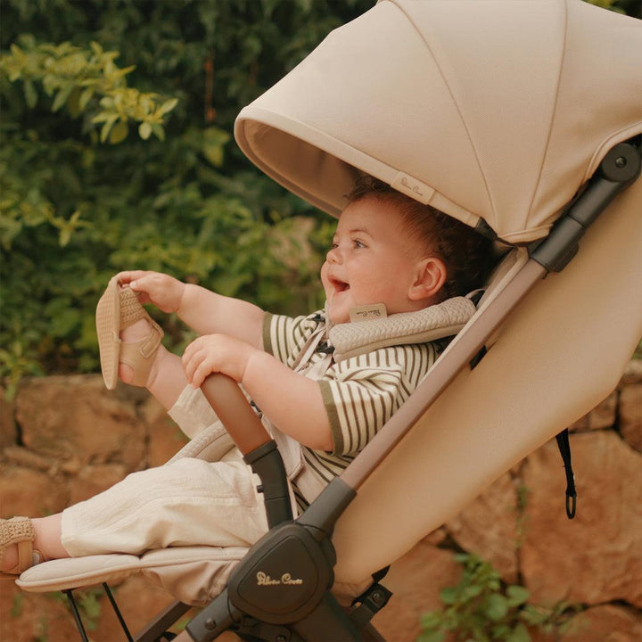 Silver Cross Clic 2 Compact Stroller - Latte-Strollers-Without Footmuff- | Natural Baby Shower