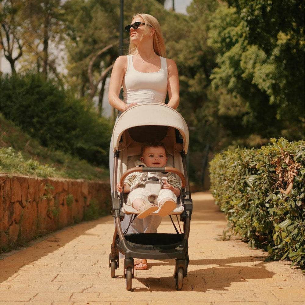 Silver Cross Clic 2 Compact Stroller - Latte-Strollers-Without Footmuff- | Natural Baby Shower