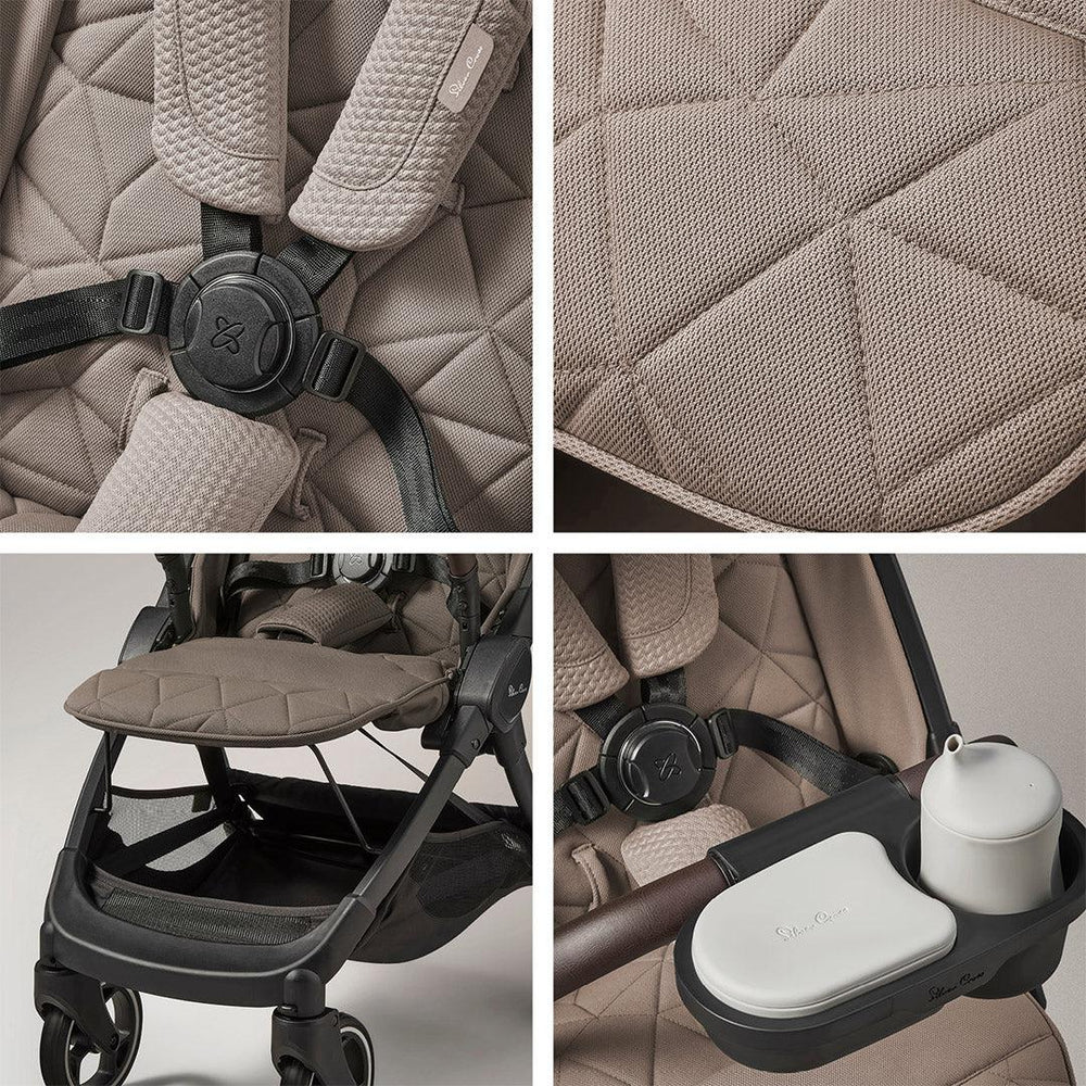 Silver Cross Clic Lightweight Stroller 2024 - Cobble-Strollers-Cobble-No Footmuff | Natural Baby Shower