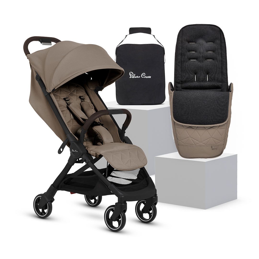 Silver Cross Clic Compact Stroller Cobble - Main Image