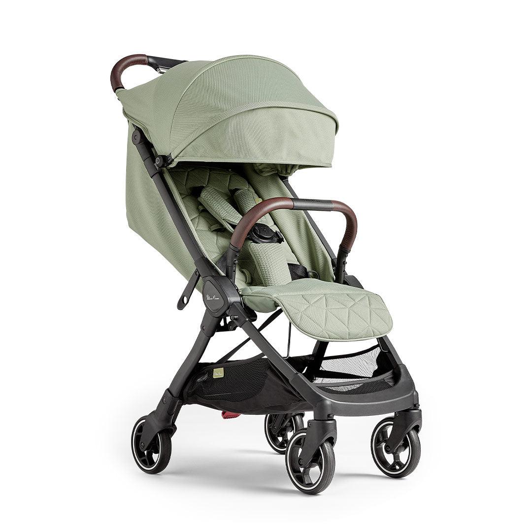 Silver Cross Clic Lightweight Stroller 2023 - Sage-Strollers-Sage-No Snack Tray | Natural Baby Shower
