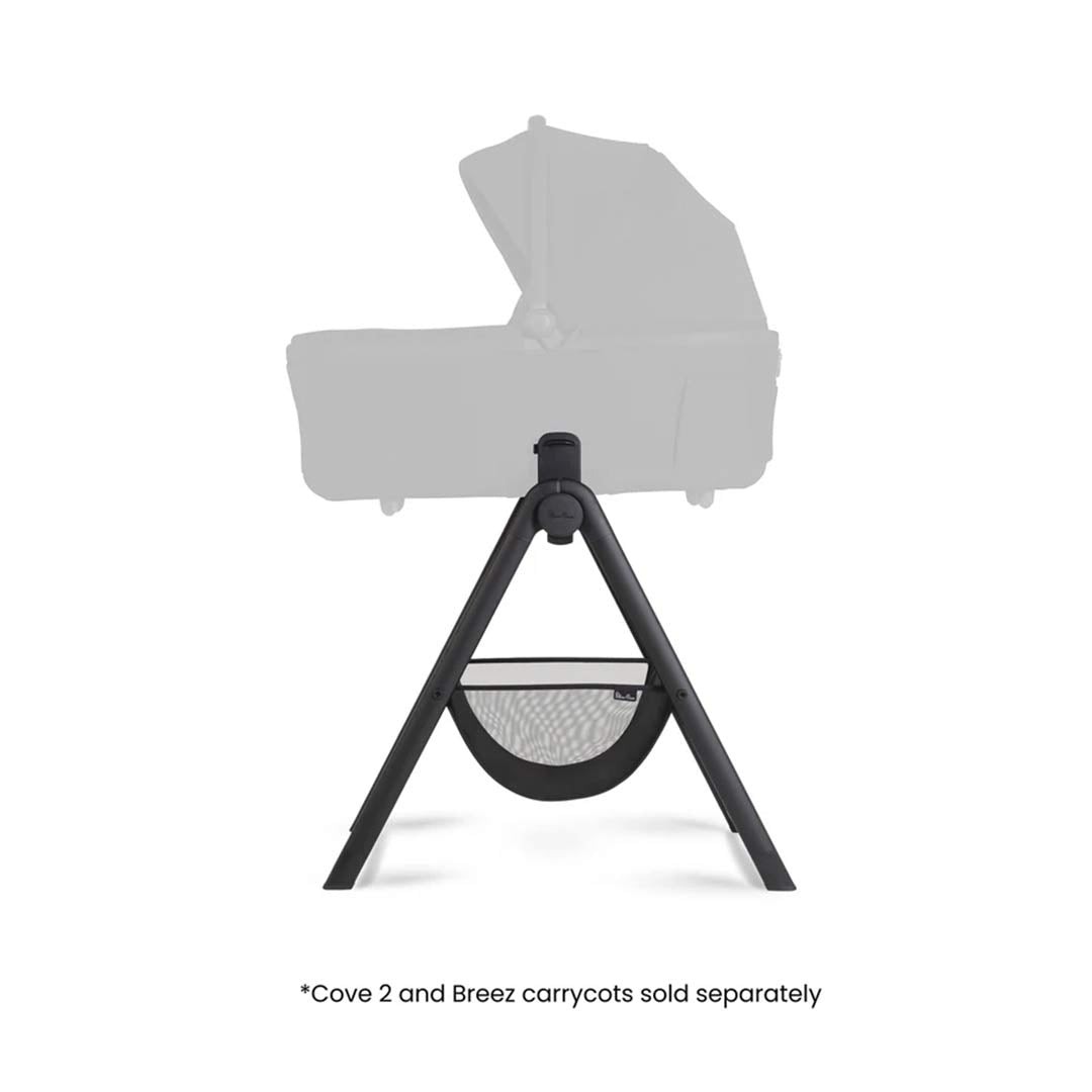 Silver Cross Cove 2/Breez Carrycot Stand - Black-Stroller Accessories-Black- | Natural Baby Shower