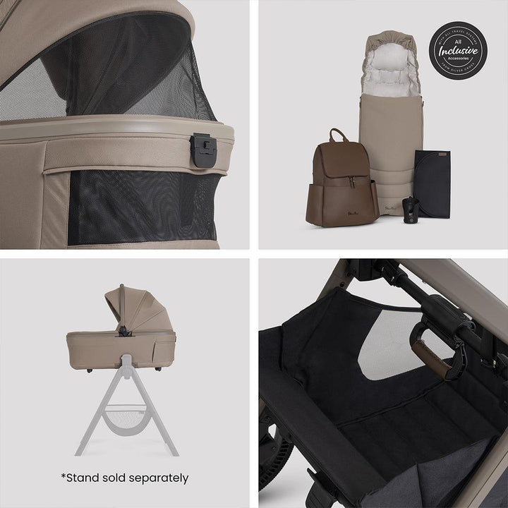 Silver Cross Cove 2 Ultimate 360 Family Car Seat Bundle-Travel Systems-Champagne- | Natural Baby Shower