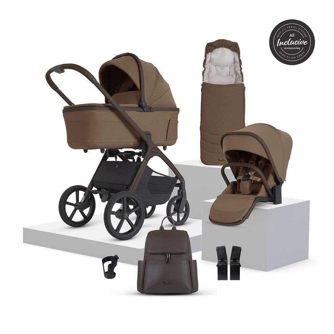 Silver Cross Cove 2 Pushchair with Accessory Bundle-Stroller Bundles-Maple- | Natural Baby Shower