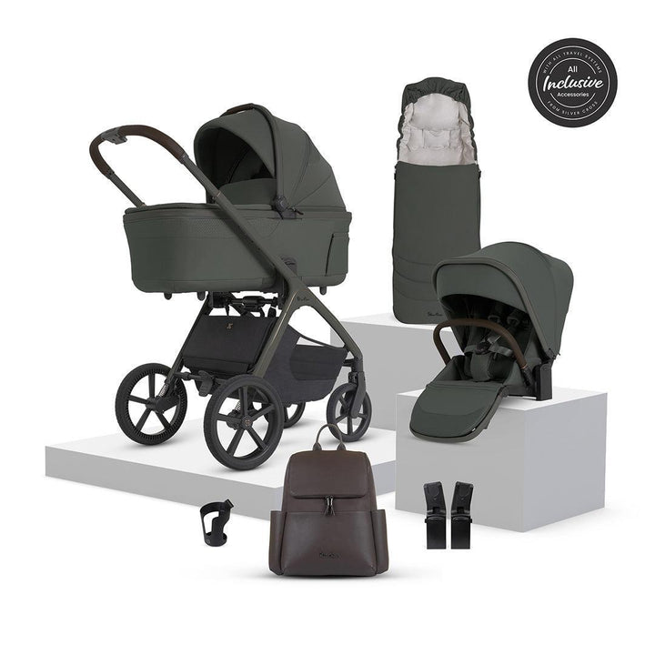 Silver Cross Cove 2 Pushchair with Accessory Bundle-Stroller Bundles-Pewter- | Natural Baby Shower
