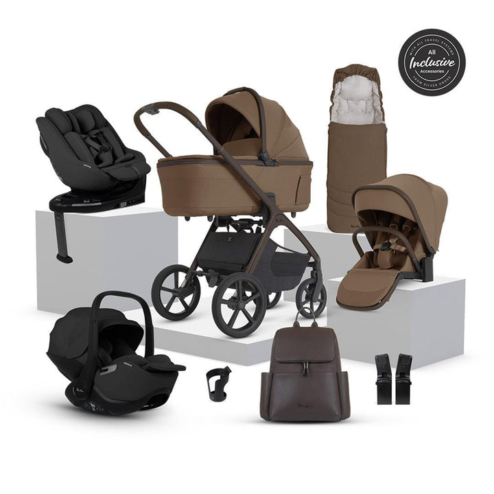 Silver Cross Cove 2 Ultimate 360 Family Car Seat Bundle-Travel Systems-Maple- | Natural Baby Shower
