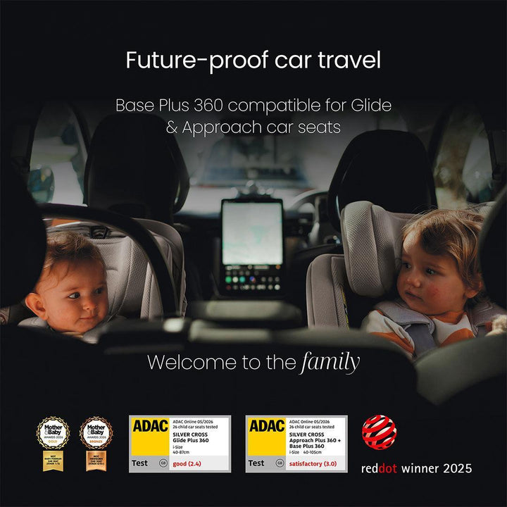 Silver Cross Cove 2 Ultimate 360 Family Car Seat Bundle-Travel Systems-Champagne- | Natural Baby Shower