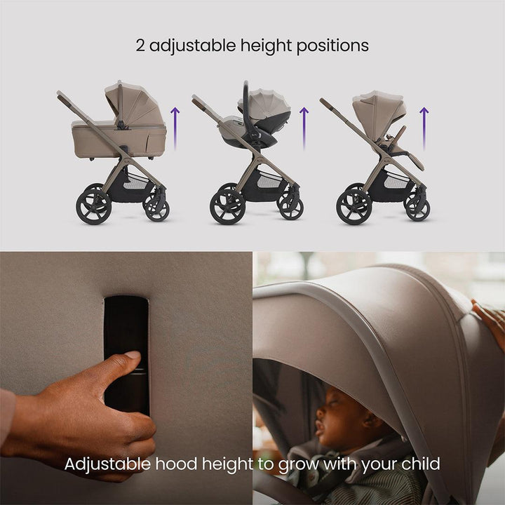 Silver Cross Cove 2 Ultimate 360 Family Car Seat Bundle-Travel Systems-Champagne- | Natural Baby Shower