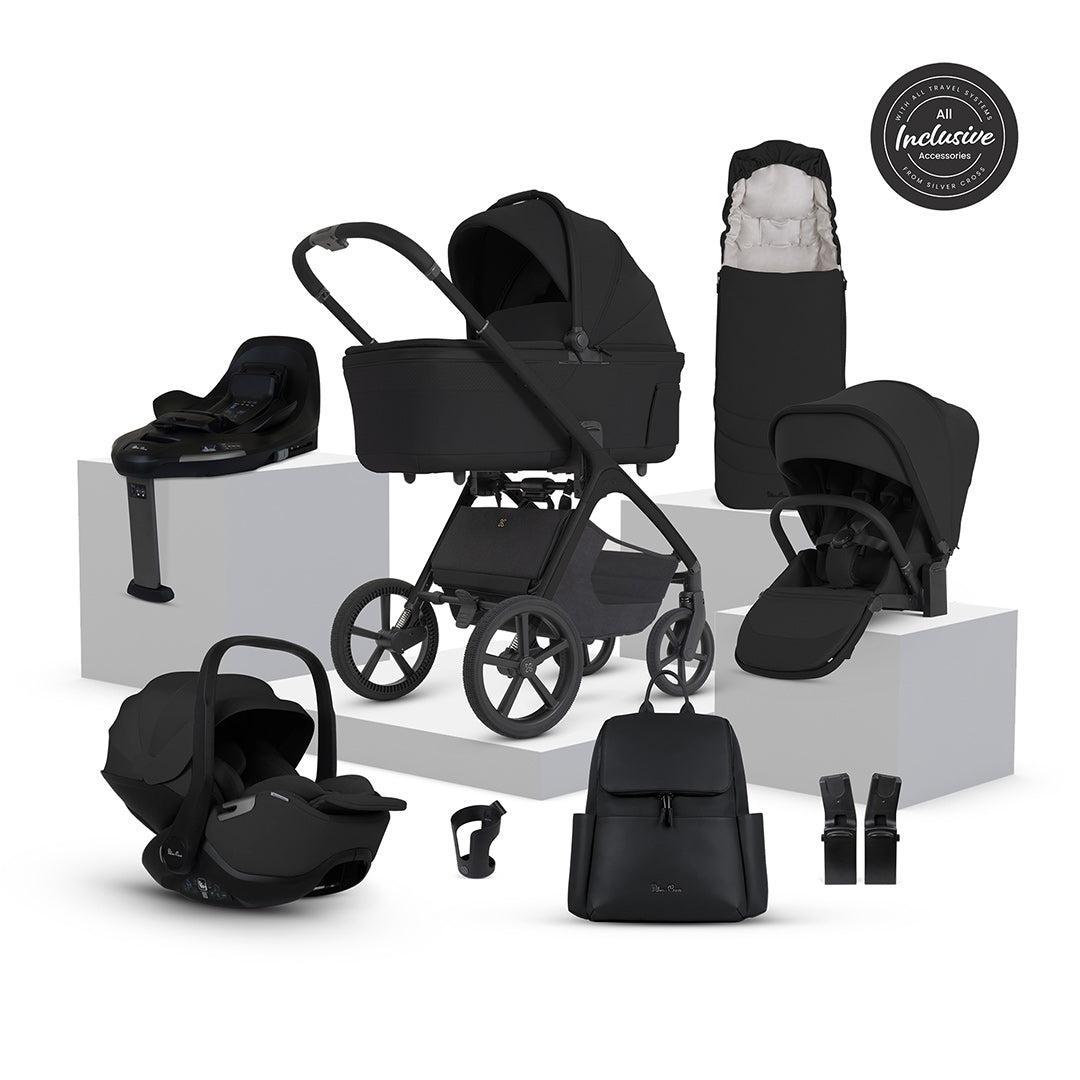 Silver Cross Cove 2 Ultimate 360 Infant Carrier Bundle-Travel Systems-Onyx- | Natural Baby Shower