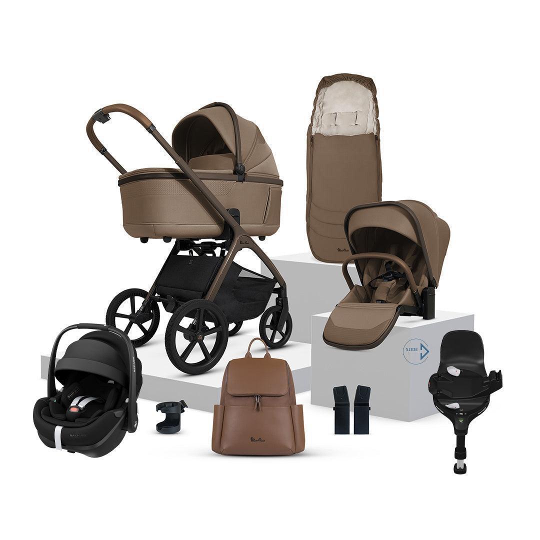 Silver Cross Cove + Pebble 360 Pro2 Travel System-Travel Systems-Maple- | Natural Baby Shower