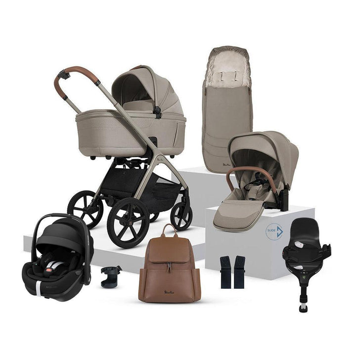 Silver Cross Cove + Pebble 360 Pro2 Travel System-Travel Systems-Champagne- | Natural Baby Shower