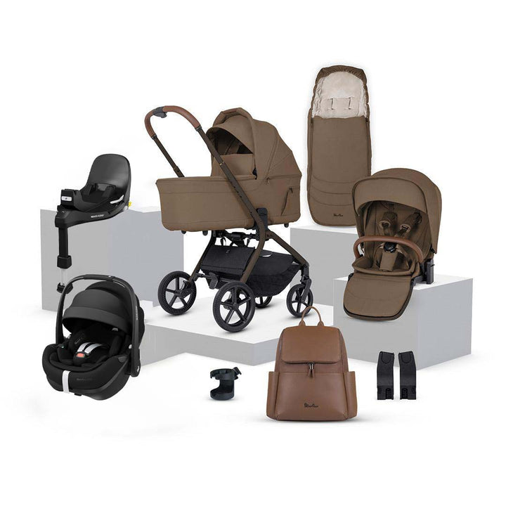 Silver Cross Breez Ultimate Pebble 360 Pro 2 Bundle-Travel Systems-Maple- | Natural Baby Shower