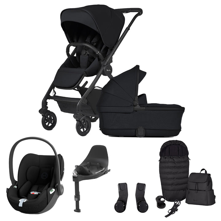 Silver Cross Dune 2 Pushchair + Cloud T Travel System - Space-Travel Systems-Space-With Accessory Box | Natural Baby Shower