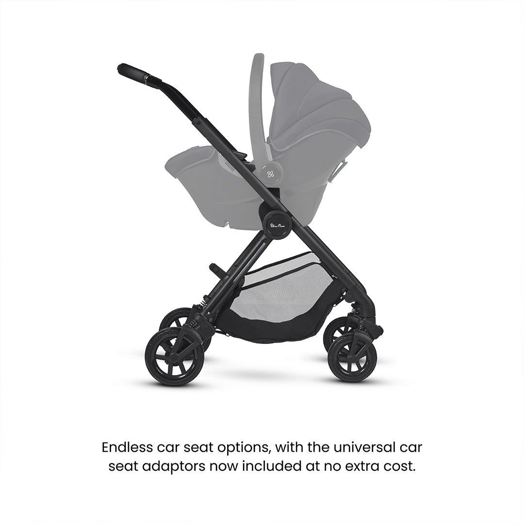 Silver Cross Dune 2 Pushchair - Space-Strollers-Space-First Bed Folding Carrycot | Natural Baby Shower