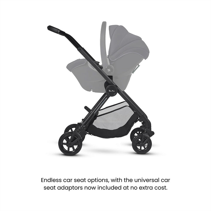 Silver Cross Dune 2 Pushchair - Space-Strollers-Space-First Bed Folding Carrycot | Natural Baby Shower