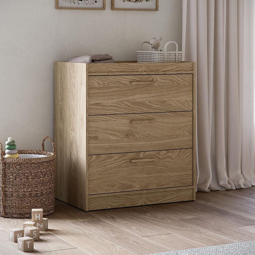 Silver Cross Geneva Dresser - Oak-Chests-Oak-One Size | Natural Baby Shower