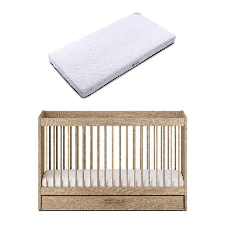 Silver Cross Geneva Cot Bed - Oak-Cot Beds-Oak-Cot Bed | Natural Baby Shower