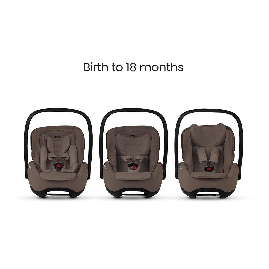 Silver Cross Glide Plus 360 - Timeless Cocoa-Car Seats-Timeless Cocoa-Without Base | Natural Baby Shower