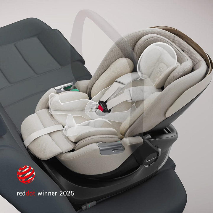 Silver Cross Glide Plus 360 - Timeless Cocoa-Car Seats-Timeless Cocoa-Without Base | Natural Baby Shower