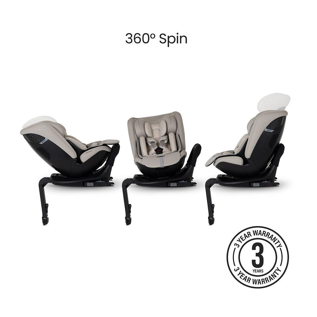 Silver Cross Motion 3 All-size Car Seat - Natural Taupe-Car Seats-Natural Taupe-One | Natural Baby Shower