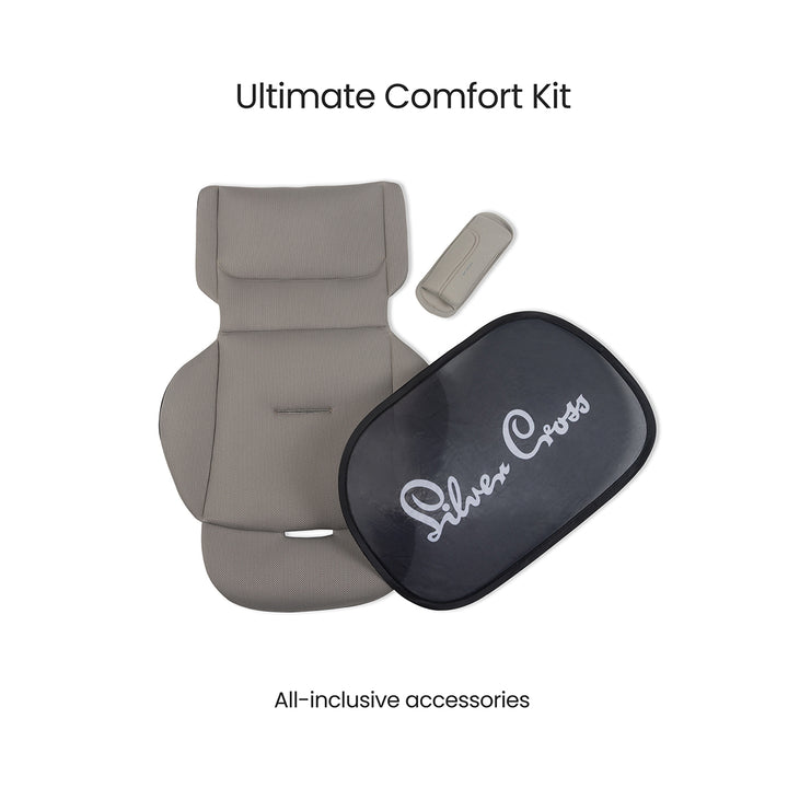 Silver Cross Motion 3 All-size Car Seat - Natural Taupe-Car Seats-Natural Taupe-One | Natural Baby Shower