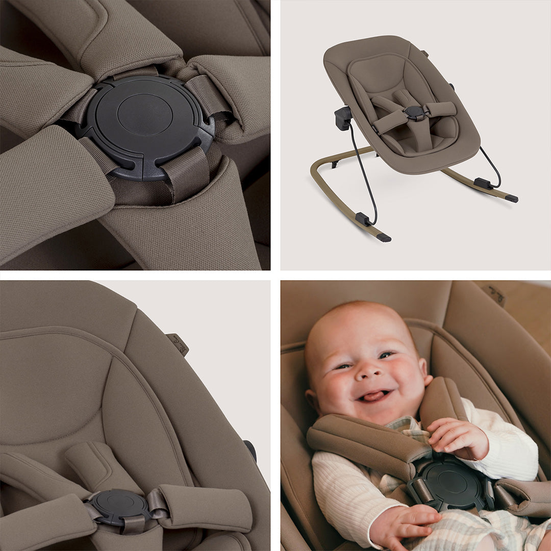 Silver Cross Nest & Nurture 4-in-1 Highchair and Bouncer - Biscuit-Highchairs-Biscuit- | Natural Baby Shower