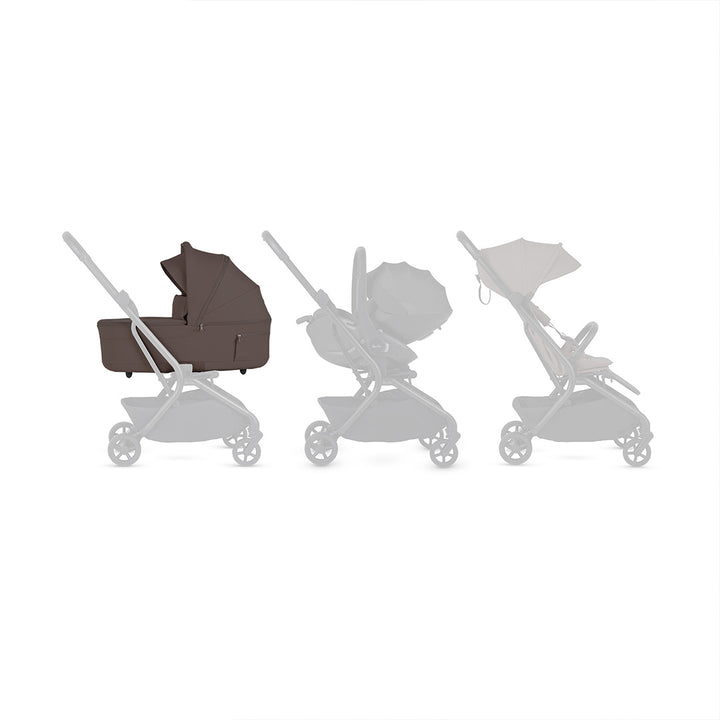 Silver Cross Nia Carrycot - Chocolate-Carrycots-Chocolate- | Natural Baby Shower