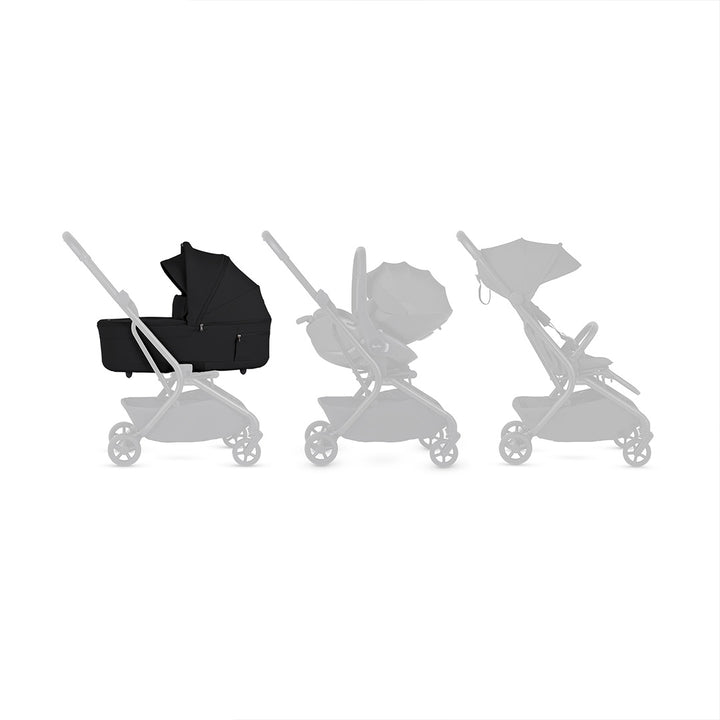 Silver Cross Nia Carrycot - Onyx-Carrycots-Onyx- | Natural Baby Shower