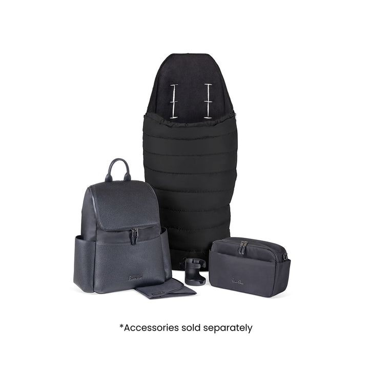 Silver Cross Nia Carrycot - Onyx-Carrycots-Onyx- | Natural Baby Shower