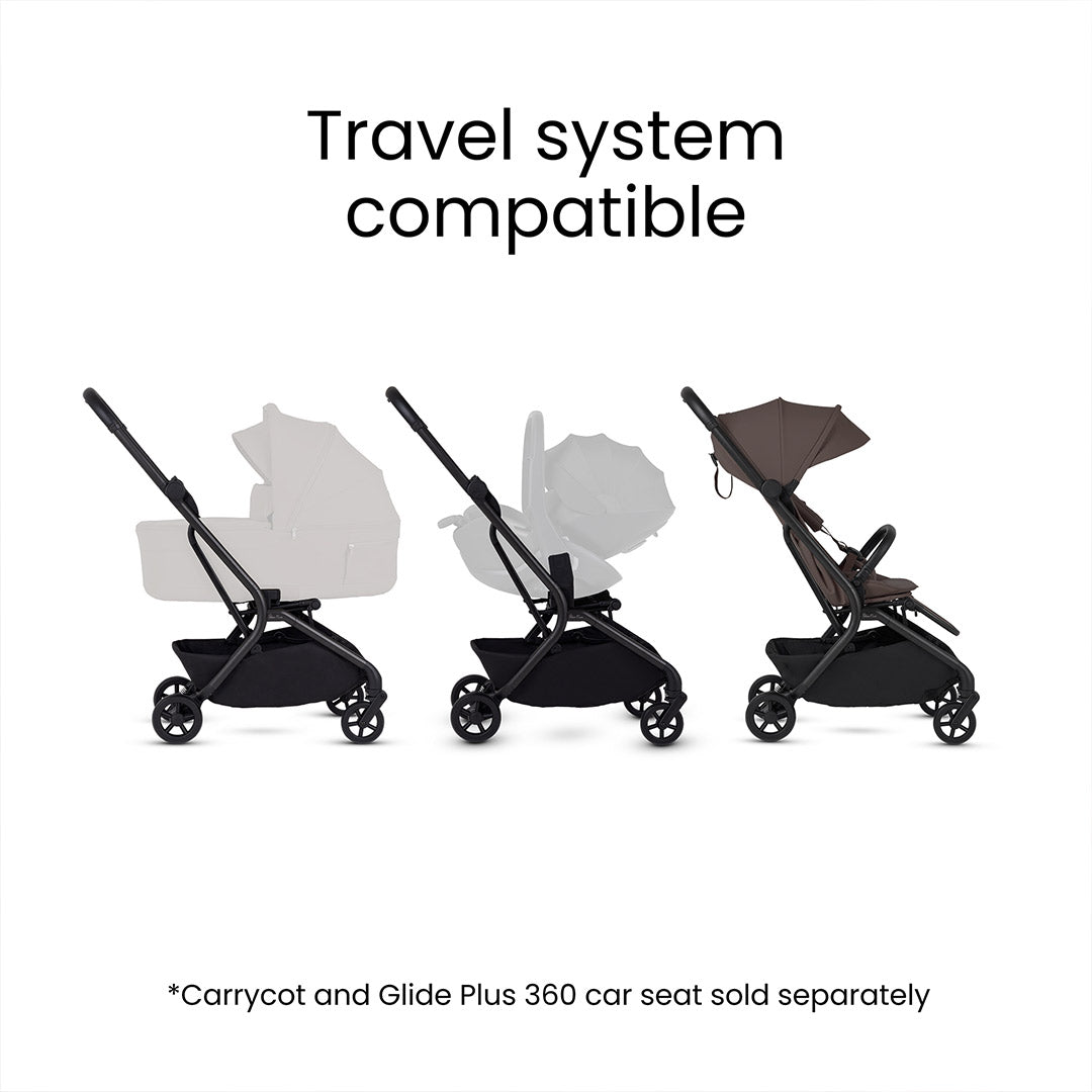 Silver Cross Nia Stroller - Chocolate-Strollers- | Natural Baby Shower
