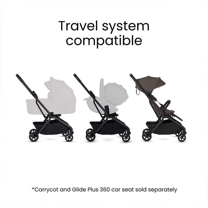 Silver Cross Nia Stroller - Chocolate-Strollers- | Natural Baby Shower