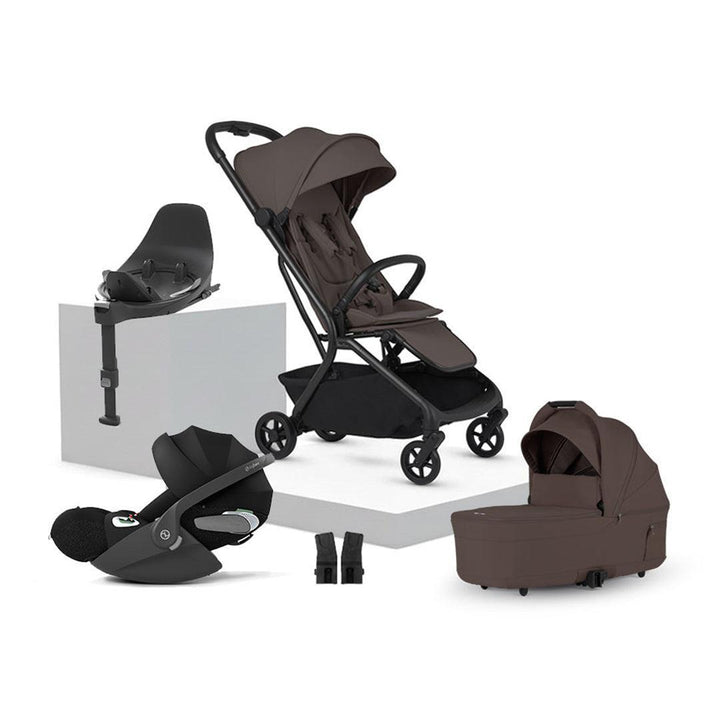 Silver Cross Nia Cloud T Travel System-Travel Systems-Chocolate- | Natural Baby Shower