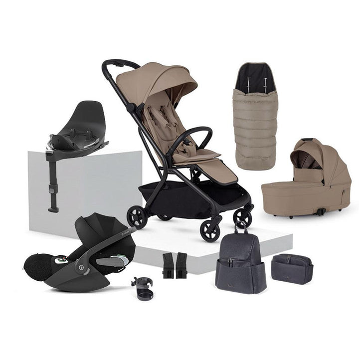 Silver Cross Nia Cloud T Travel System with Accessories-Travel Systems-Champagne- | Natural Baby Shower