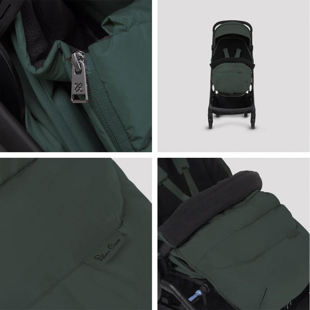 Silver Cross Nia Footmuff - Conifer-Footmuffs-Conifer- | Natural Baby Shower