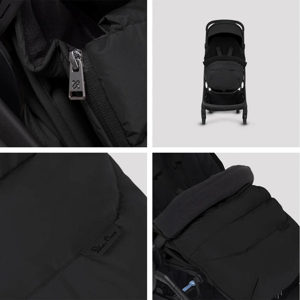 Silver Cross Nia Footmuff - Onyx-Footmuffs-Onyx- | Natural Baby Shower