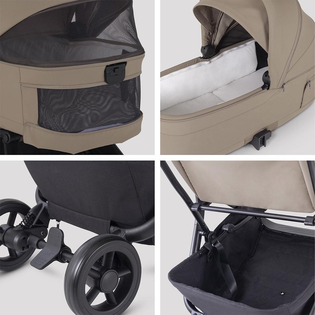 Silver Cross Nia Glide Travel System-Travel Systems-Champagne- | Natural Baby Shower