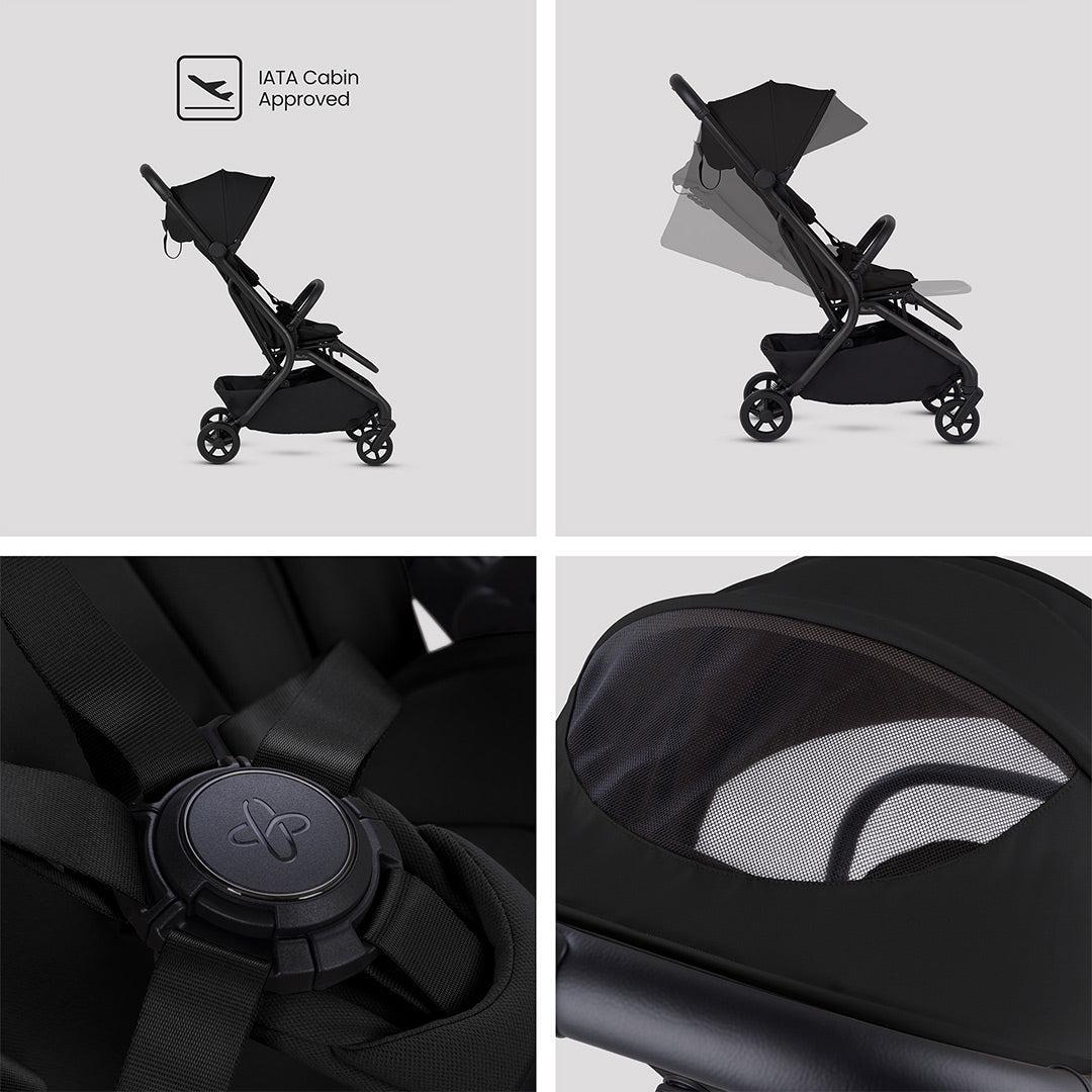 Silver Cross Nia Glide Travel System-Travel Systems-Champagne- | Natural Baby Shower
