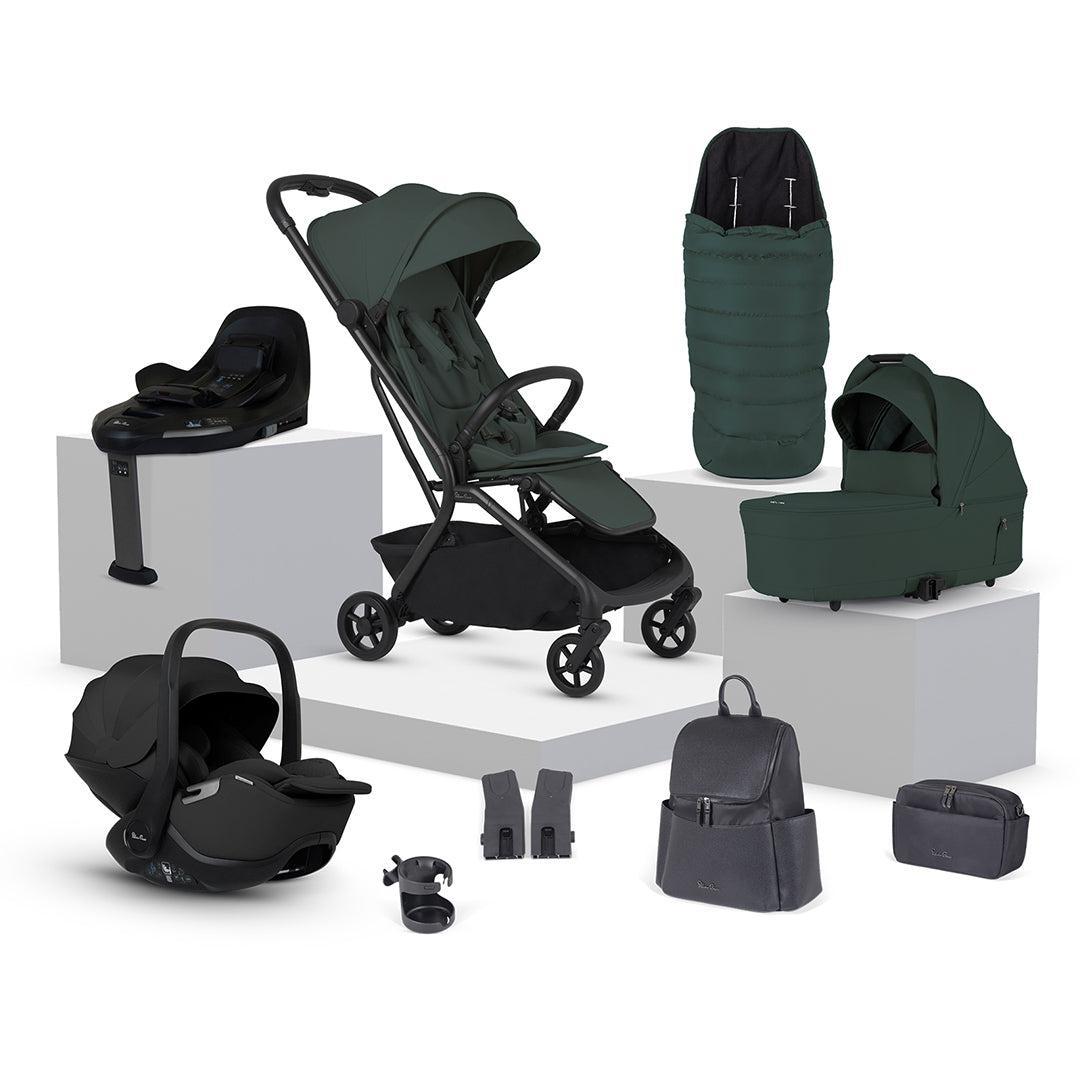 Silver Cross Nia Gilde Travel System with Accessories-Travel Systems-Conifer- | Natural Baby Shower