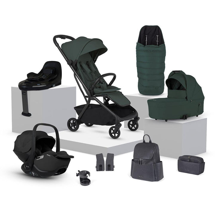 Silver Cross Nia Gilde Travel System with Accessories-Travel Systems-Conifer- | Natural Baby Shower