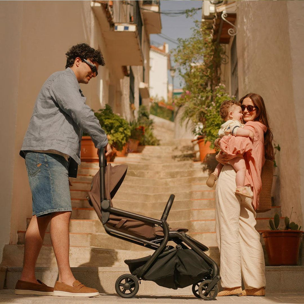 Silver Cross Nia Stroller - Onyx-Strollers-No Carrycot- | Natural Baby Shower