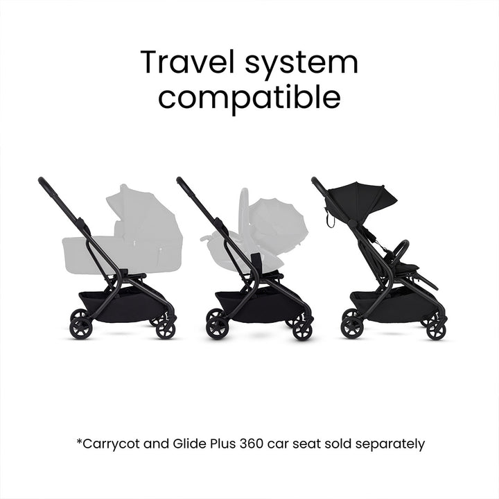 Silver Cross Nia Stroller - Onyx-Strollers- | Natural Baby Shower