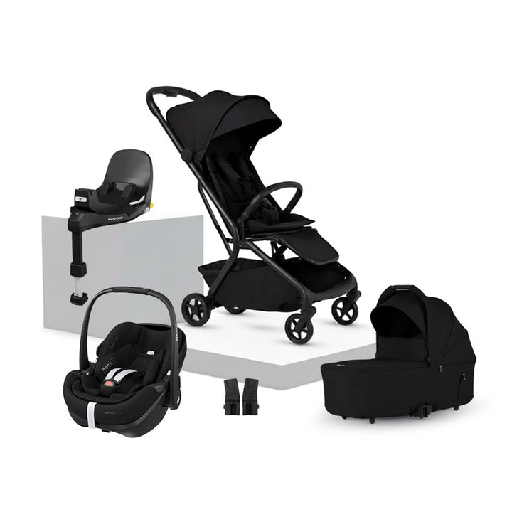 Silver Cross Nia Pebble Pro2 Travel System-Travel Systems-Onyx- | Natural Baby Shower