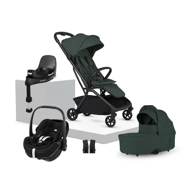 Silver Cross Nia Pebble Pro2 Travel System-Travel Systems-Conifer- | Natural Baby Shower