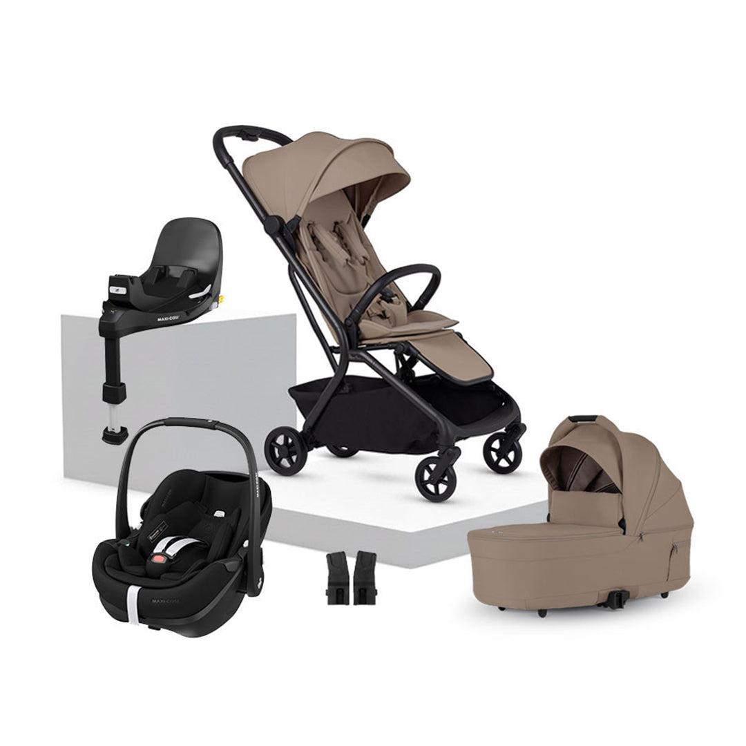 Silver Cross Nia Pebble Pro2 Travel System-Travel Systems-Champagne- | Natural Baby Shower