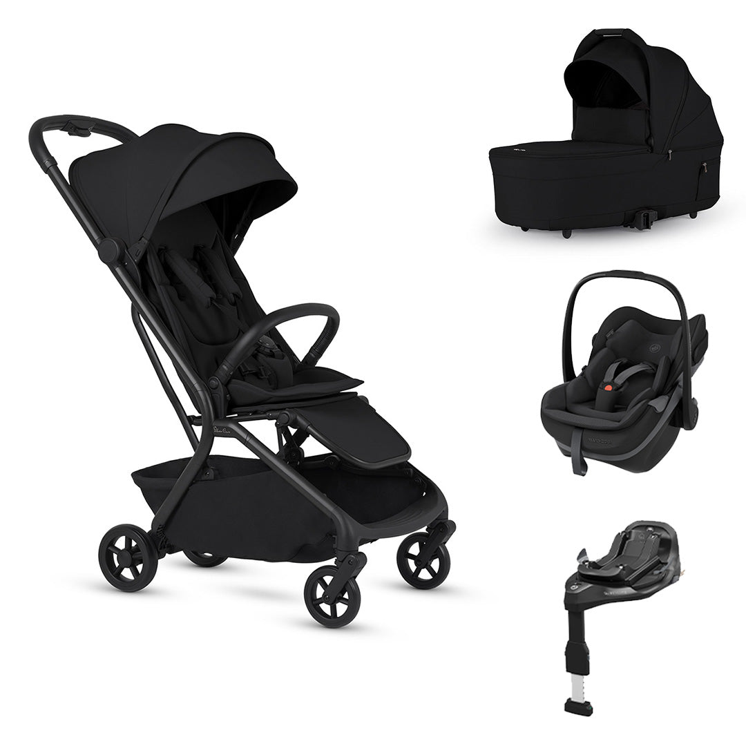 Silver Cross Nia Pebble Slide Pro Travel System-Travel Systems-Champagne- | Natural Baby Shower